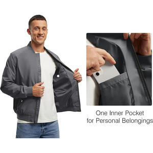 Chaqueta Cortavientos Ligera para Hombre, Elegante, Versátil, Impermeable, de Lona, Cómoda y Duradera - Product Image 5