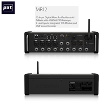 Console de mixage numérique passive 12 canaux Midas MR12 avec son surround et connectivité XLR pour systèmes de sonorisation PA