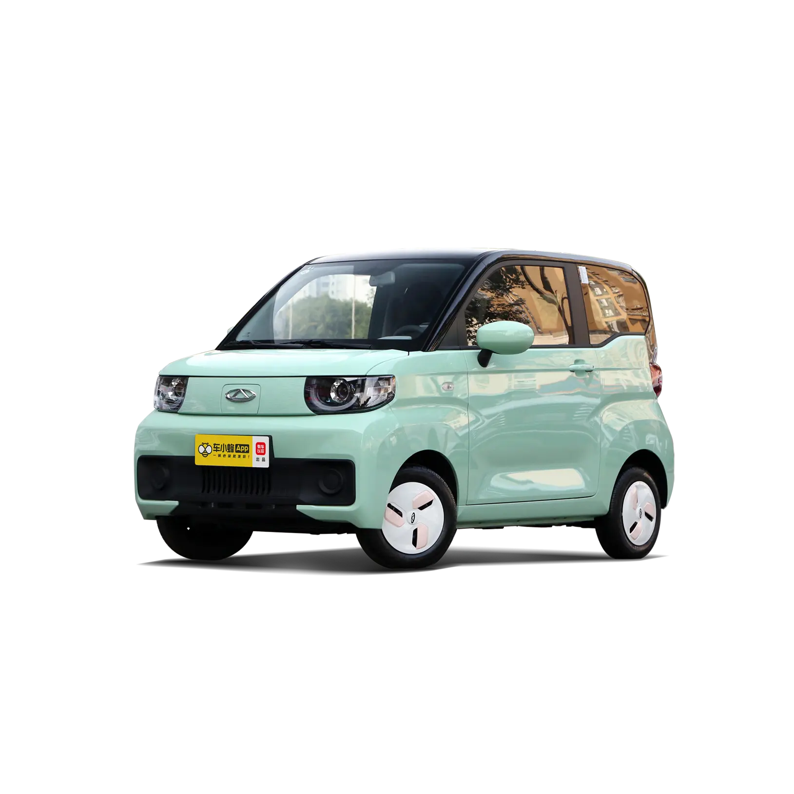 Chery QQ ice cream mini electric Car 3-door 4-seater 20kw passenger vehicles Cheap mini electric cars for adult