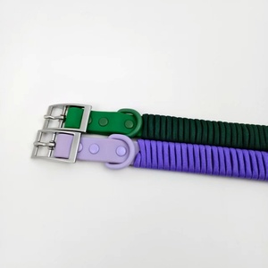 Collare per Cani Regolabile <span class=keywords><strong>2026</strong></span>, Collare Personalizzabile in Colore, Intrecciato a Mano in Morbido Paracord, Elegante Collare per Cani con Gancio - Product Image 5