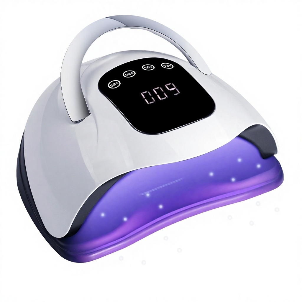 320W UV LED Nail Dryer Lamp Salon Use Fast Drying & Curing with Touch Switch Portable for Nail Gel Polish Plastic Material