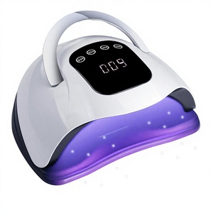 Lampe de séchage UV LED <span class=keywords><strong>pour</strong></span> ongles 320W, utilisation en salon, séchage et durcissement rapides, avec interrupteur tactile, portable, <span class=keywords><strong>pour</strong></span> vernis à ongles en <span class=keywords><strong>gel</strong></span>, matériau plastique - Product Image 1
