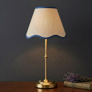 Luxury Classic Cordless Elegant Bedside Rechargeable Bedroom Living Room Wedding <strong>Vintage</strong> <strong>Table</strong> <strong>Lamp</strong> with Pleated Fabric Shade - Product Image 4