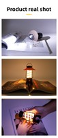 Nouvelle lampe de camping LED ultra-légère à batterie puissante, portable, d'urgence, pour l'extérieur