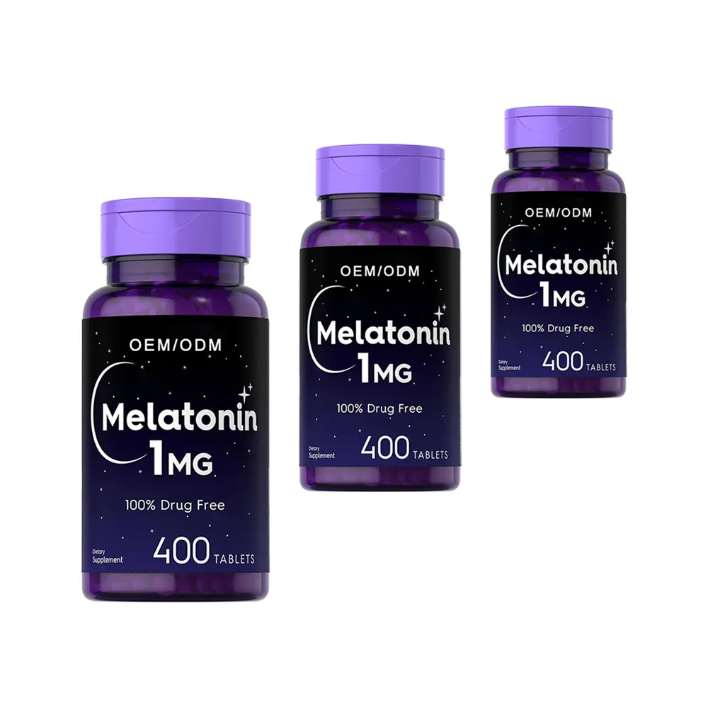 OEM tabletas de melatonina 10mg tableta de sueño profundo Natural melatonina tabletas para dormir pastillas suplemento para adultos