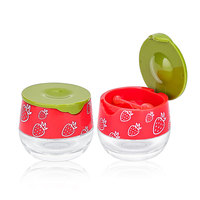 5 g 5 ml baume à lèvres échantillon Pot de soins de la peau flacons de maquillage conteneurs mignon baume à lèvres récipient avec cuillère