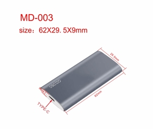Voor Draagbare Ssd Externe Harde Schijf 256Gb-2Tb M2 Behuizing Sata <span class=keywords><strong>3</strong></span>.0 Expansie Poort Aluminium Legering Shell 401-500 Mb/s - Product Image 5