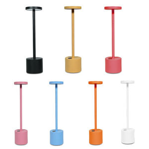 2026 Bureau-accessoire Slaapkamer Nachtkastje Studie Eetkamer Oplaadbare Draagbare Op batterijen werkende Led Touch Draadloze Tafellampen Luxe - Product Image 6