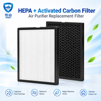Filter Pengganti H13 H14 Hepa Ukuran Khusus Efisiensi Tinggi 99,95% Filter Karbon Aktif Filter Pembersih Udara