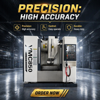 Mini-fraiseuse CNC de haute précision WMC7124 XH7124, petit centre d'usinage vertical avec système Fanuc 16T ATC pour le métal