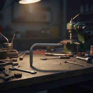 Hex Key L Shape 280mm Length Metric Size <b>Precision</b> <b>Tool</b> For Mechanical Repair - Product Image 3