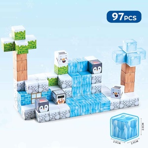 Jouets sensoriels interactifs pour enfants et adultes Kits <span class=keywords><strong>de</strong></span> STEM <span class=keywords><strong>de</strong></span> modèles 3D créatifs ensembles <span class=keywords><strong>de</strong></span> blocs <span class=keywords><strong>de</strong></span> <span class=keywords><strong>construction</strong></span> magnétiques en plastique - Product Image 2