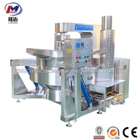 Machine à pop-corn Machine à pop-corn industrielle automatique à gaz caramel grande gamme de produits de pop-corn automatique de grande capacité