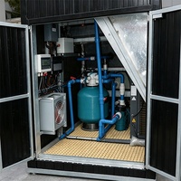 Piscine hors sol en fibre de verre préfabriquée sur mesure pour l'extérieur