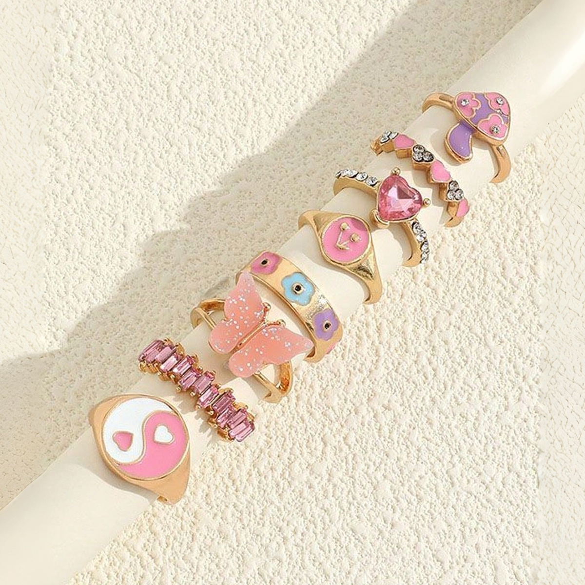 01pink 8pcs set