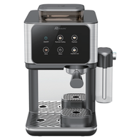 Cafetera Espresso Anbolife Bean to Cup de 20 Bares con Molinillo Integrado, Función de Preparación en Frío y Caliente, Tanque de Leche, Fabricación OEM ODM