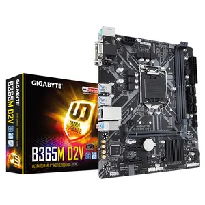 GIGABYTE B365M D2V ใช้ Gaming เมนบอร์ด Intel B365ชิปเซ็ต LGA 1151ซ็อกเก็ตสนับสนุน8th 9th Gen Core