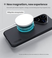 Nillkin Super Frosted Shield Pro Magnetic TPU + PC Housses de protection pour téléphone pour HUAWEI Pura 80 / 80 Pro / 80 Pro Plus / 80 Ultra