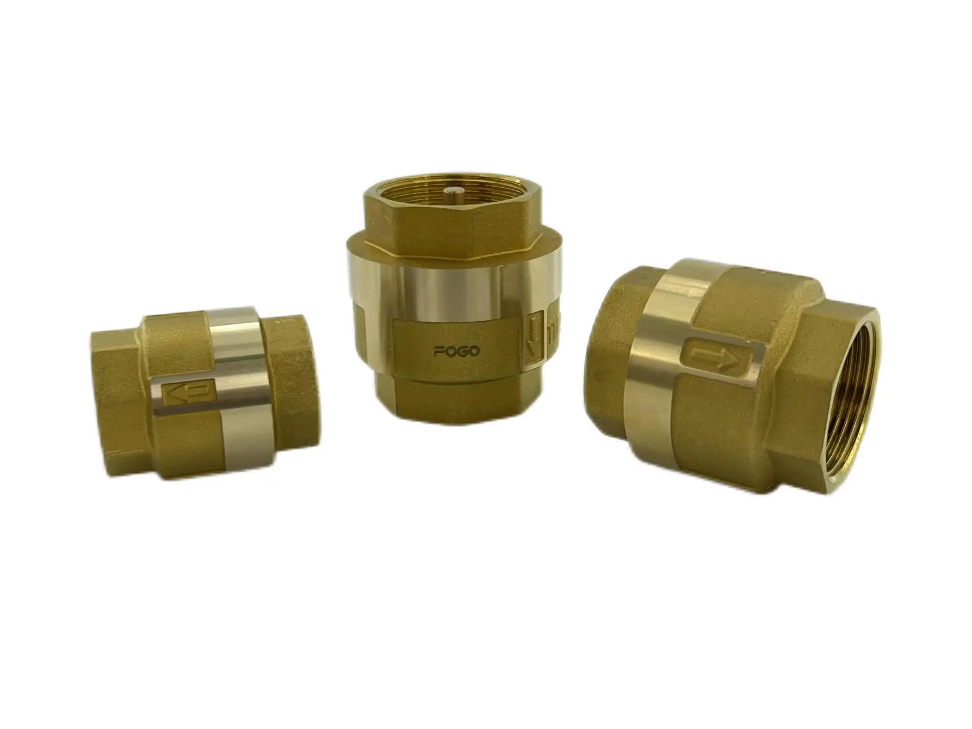 brass Vertical check valve for water and gas use Check valve