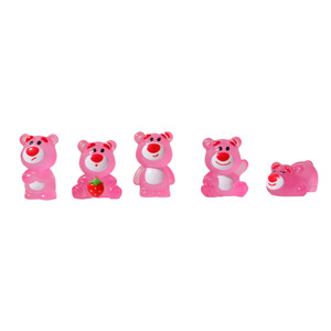 Figurine en résine Lanshuo Mini Panthère Rose, kit de bijoux DIY pour décorations de chaussures - Product Image 4