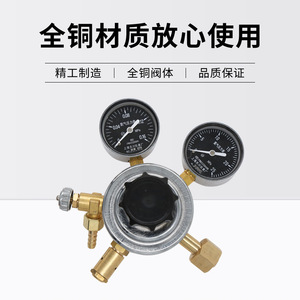 Régulateur de pression d'azote Tianchuan YQD-3 0.16MPa en laiton et acier inoxydable, fabriqué à Shanghai - Product Image 4
