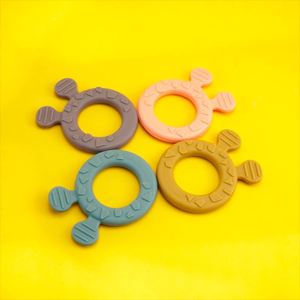 Ensemble de jouets de dentition en silicone pour bébés, très demandé, en silicone de qualité alimentaire biologique, avec fonctions sensorielles, pour 0-12 mois - Product Image 3