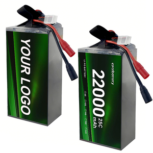 Аккумуляторная батарея 4S 6S 22000mah FPV 10000mah 8S 12S 14S 17S 18S 22,2 v Lipo батарея для FPV дрона по индивидуальному заказу - Product Image 1