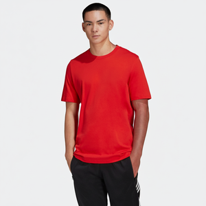 T-shirt 100 % coton en gros, personnalisable, tissu fin, respirant, à motif, col rond, jersey, toile vierge avec logo frontal - Product Image 2