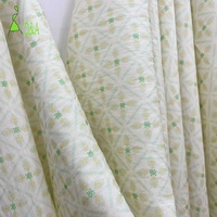 Nouveau tissu en viscose et nylon léger, respirant et écologique, imprimé de motifs floraux et de losanges de style chinois, pour Hanfu et costume Tang