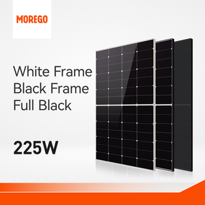 Mogegosolar 225W 200 와트 단결정 태양 전지 패널 가격 200 w Pv 태양 전지 패널 비용 200 <span class=keywords><strong>wp</strong></span> 최고 품질 - Product Image 5