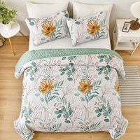 Conjunto de algodón para todas las estaciones, conjunto de diseñador español, edredones, Minorista, tela de bambú acolchada, juegos de cobertor de cama de Bambú