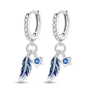 Ensemble de pendentifs lune et étoile, boucles <span class=keywords><strong>d</strong></span>'oreilles en zircon pour femmes - Bijoux <span class=keywords><strong>d</strong></span>'<span class=keywords><strong>oreille</strong></span> élégants et raffinés pour mariage et anniversaire, style original - Product Image 6