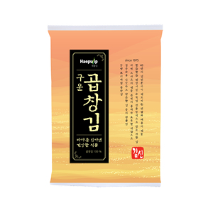 Haeupuip, Alga Nori Seca Saborizada y Tostada al Estilo Coreano, 25 g, Tipo Bolsa, Gopchang Gim Gyeonggi-do - Product Image 5