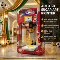 Nueva Impresora 3D de Arte en Azúcar Estilo Chino, 400 Patrones, Máquina de Dulces de Grado Alimenticio, Acero Inoxidable 304, 24-240V, Postre Premium