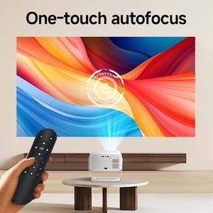 Proyector LED <span class=keywords><strong>de</strong></span> Pared T1 para Dormitorio, 720P, Compatible con <span class=keywords><strong>1080P</strong></span> y <span class=keywords><strong>4K</strong></span>, Bajo Ruido, Bajo Precio, Chip H713, Android 11, Portátil, 300 Lúmenes - Product Image 3