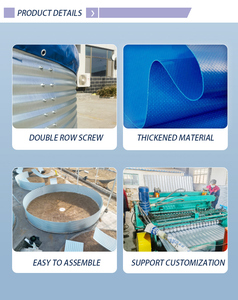 Tanques de Almacenamiento de Agua Grandes <span class=keywords><strong>para</strong></span> Uso Industrial y Agrícola, Recolección de Agua de Lluvia <span class=keywords><strong>para</strong></span> Reducir las Pérdidas, Soporte de Tubería Galvanizada de PVC <span class=keywords><strong>para</strong></span> <span class=keywords><strong>Piscina</strong></span> - Product Image 3