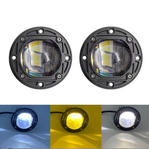 ไฟทำงาน LED สำหรับรถยนต์ ขนาด 3 นิ้ว 30 วัตต์ เลนส์สองสี ไฟตัดหมอกสำหรับรถออฟโรด SUV รถบรรทุก รถกระบะ สำหรับการดัดแปลง - Product Image 4