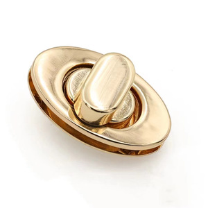 Gift <b>Box</b> Round Lock Brass Metal Security Clasp For Bag Accessories Classic Style Part Number HY 1071 - Product Image 3
