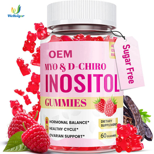 Gomitas de Mioinositol y D-Chiroinositol en Proporción 40:1 <span class=keywords><strong>para</strong></span> el Equilibrio Hormonal, Suplemento <span class=keywords><strong>para</strong></span> el Apoyo Ovárico Saludable <span class=keywords><strong>para</strong></span> Mujeres - Product Image 1