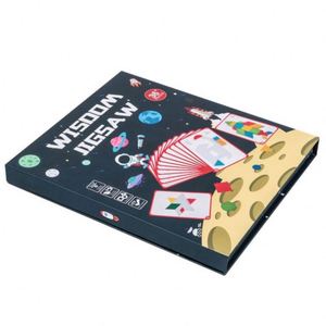 Livre de blocs géométriques magnétiques STEM, jeu de voyage, puzzle Tangram de formes géométriques - Product Image 6
