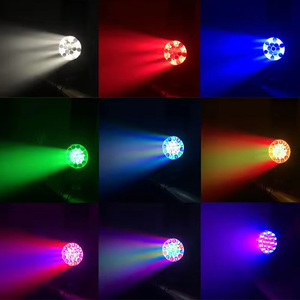 Luces LED Móviles de Cabeza con Zoom y Efecto Wash, 19*15W <span class=keywords><strong>Mac</strong></span> Aura RGBW, Modo de Control DMX512, Alto CRI 95, Clasificación IP33 - Product Image 2