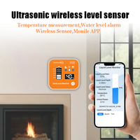 ME201RSP TUYA APP Capteur de Niveau Ultrasonique à Affichage Numérique de Température pour Panneau Solaire, Détecteur de Profondeur, Moniteur de Niveau de Réservoir d'Eau
