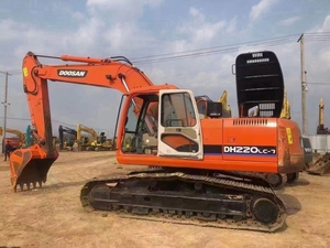 Pelles d'occasion très bon marché Doosan DH220 DX220 Pelles sur chenilles de plus de 20 tonnes en bon état - Product Image 3