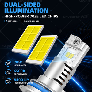 Faros LED L1 9004 9007 para camión, bombilla de 35W, tubo de cobre para refrigeración, Plug and Play, controlador estable, exportación del proveedor - Product Image 2