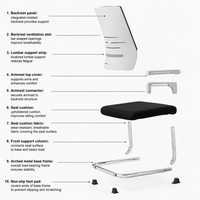 Chaise de bureau exécutive pivotante en cuir à dossier haut avec fonction massage et repose-pieds pour bureau à domicile