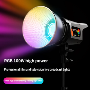 Lumière d'appoint RGB pour photographie et streaming en direct avec télécommande, température de couleur réglable 3200K-6500K, lumière d'appoint COB pour diffusion en direct - Product Image 4