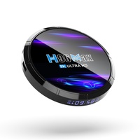 Service OEM/ODM Android 12.0 H96 MAX M6 Boîtier TV prenant en charge la 8K Allwinner H618 Boîtier de streaming Télécommande vocale 2.4G Lecteur multimédia