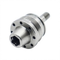 Manchon de couplage à bride en aluminium et acier inoxydable usiné CNC de haute précision, pièces mécaniques personnalisées anodisées