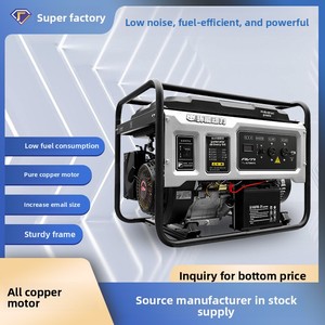 Générateurs portables domestiques de petite taille 3 kW 5 kW 65 kW 8 kW 10 kW, groupes <span class=keywords><strong>électrogène</strong></span>s industriels extérieurs 220/380V - Product Image 2