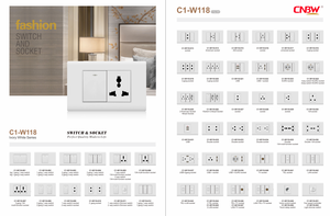 コンセント1ウェイスイッチ + 調光器工業用プラグ電源ユニバーサルプラグ - Product Image 6